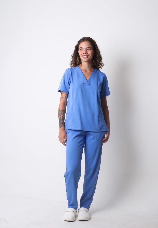 Scrub New Comfort Feminino - Azul Celeste - Imagem 1