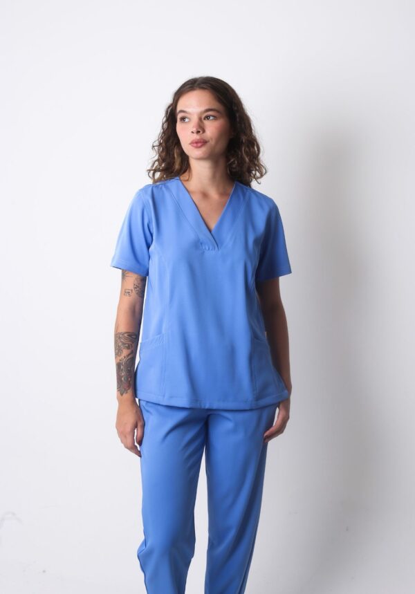 Scrub New Comfort Feminino - Azul Celeste - Image 2