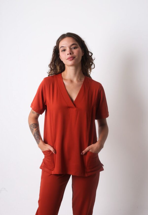 Scrub New Comfort Feminino - Cacau - Image 2