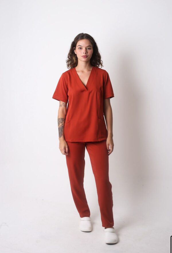 Scrub New Comfort Feminino - Cacau