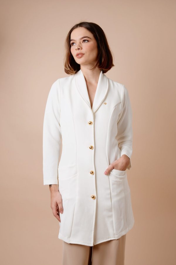 Jaleco Blanc Premium - Off White - Imagem 1