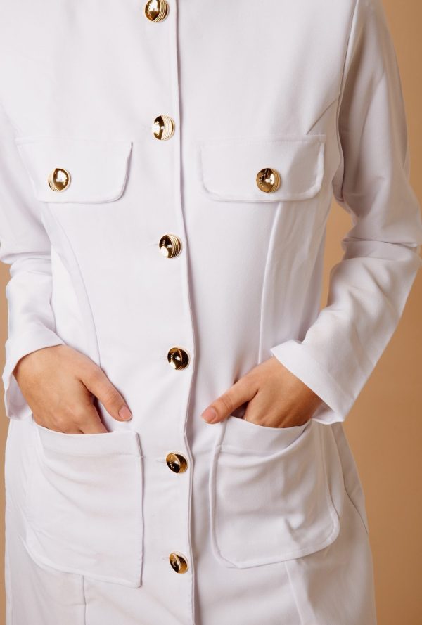 Jaleco Select - Feminino - Branco - Imagem 3
